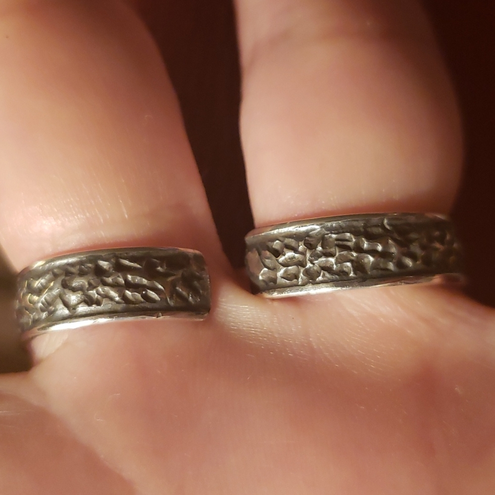 Interesting Piece: Double Silver Ring - image 4